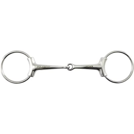 Enkel bit met 2 losse ringen voor paarden Premier Equine