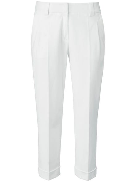 7/8-broek persplooien Van Fadenmeister Berlin wit