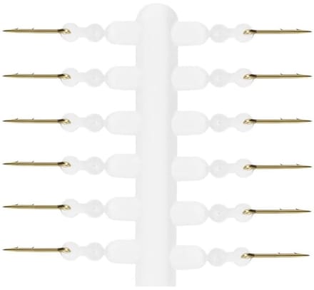 Cosensi - Dailygoods - 12 Stuks Karper Aas Pinnen met Siliconen Ringen