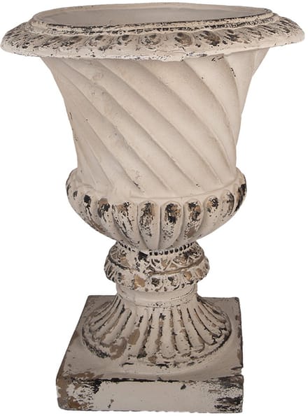 Clayre & Eef Bloempot 44x44x58 cm Beige Keramisch materiaal