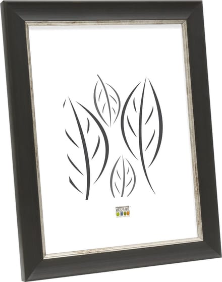 Deknudt Frames fotolijst S45WF2 - zwarte schilderstechniek - 20x30 cm
