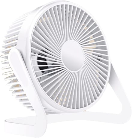 VHV - Bureauventilator - usb bureauventilator - USB oplaadbaar, stil - voor kantoor, slaapkamer, thuiswerken