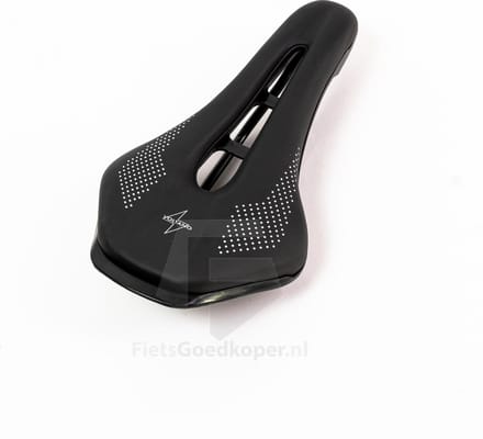 Voltano MTB Mountainbike Fietszadel – Unisex – Zwart – Met Uitsparing - 100% Waterdicht