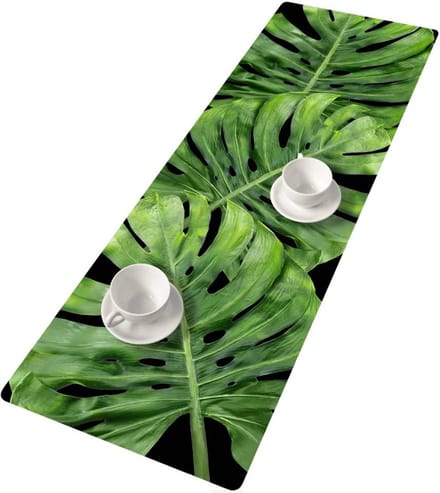 Bertoni - Tafelloper / Tafelkleed - Vilt - 115x40cm - Groen