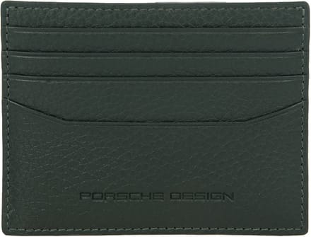 PORSCHE DESIGN Leren Kaarthouder Classic Cardholder 8 Cedar Green Donkergroen