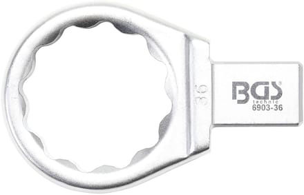 BGS Opsteek-Ringsleutel 36 mm Opname 14 x 18 - 6903-36