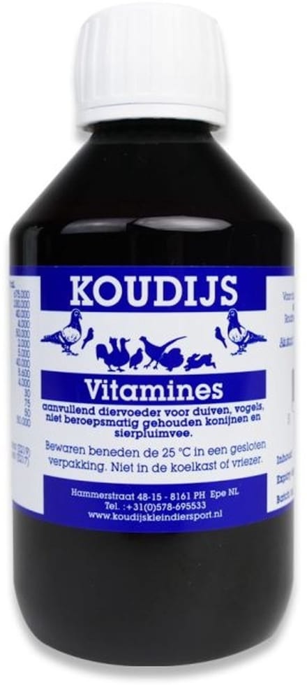 Koudijs vitamines vloeibaar - Supplementen - Vogelvoer - Duiven