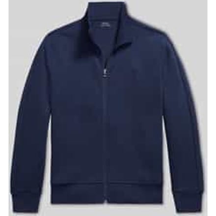 relaxed fit sweatjack van katoenmix
