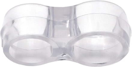 Deurstopper Buffer - Bescherm Buffer - Muren Beschermen - Zacht Elastisch Materiaal - 16mm - Transparant