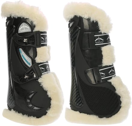 Veredus Peesbeschermers Carbon Gel Vento Save the Sheep-Black-M