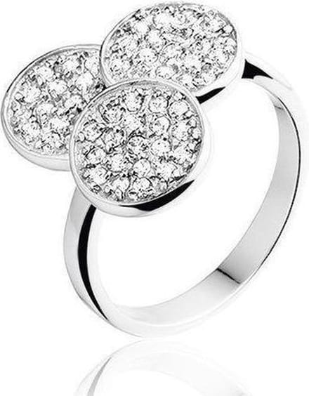 Montebello Ring Bruna - 925 Zilver Gerhodineerd - Maat 54-17.2mm