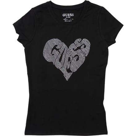 Guess - Maat XS - Heart R3 Dames Trui - Zwart