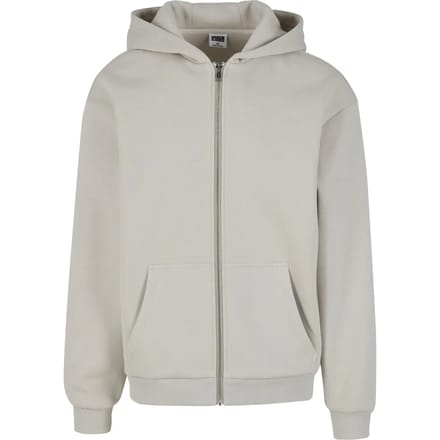 Urban Classics - Fluffy Vest met capuchon - M - Grijs