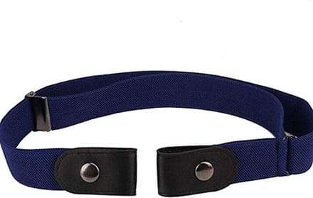 Gespvrije Elastische Riem – Navy – Unisex – Verstelbaar
