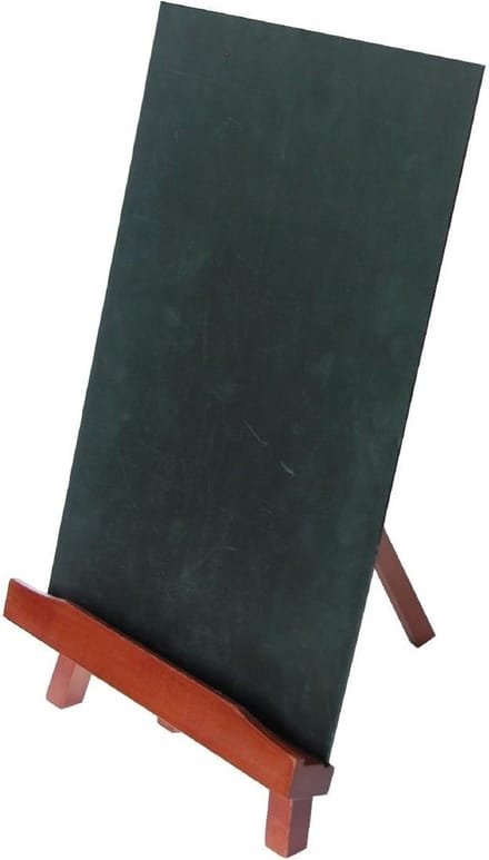 Securit® multifunctioneel junior A4-tafelkrijtbord, mahonie