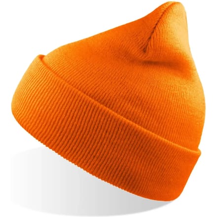 Atlantis Headwear - Wind Beanie Recycled - Orange Fluo - One Size
