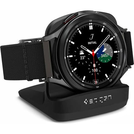 Spigen Night Stand S352 voor de Samsung Galaxy Watch series 1-4 - Black