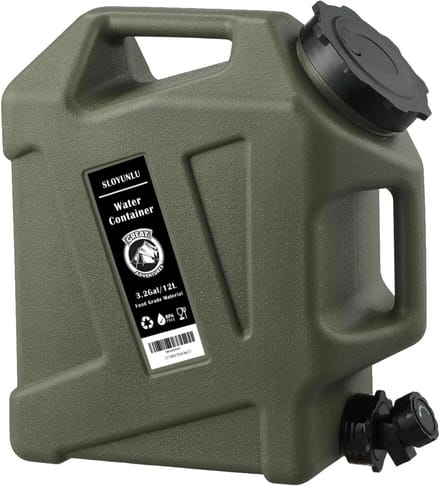Watercontainer 12 Liter Draagbaar - BPA-vrij voor Camping en Noodvoorraad