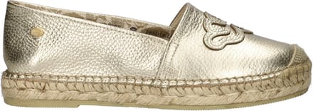 Fred De La Bretoniere - Mili Lily B Espadrille Lichtgoud Leer Goud - Maat 37