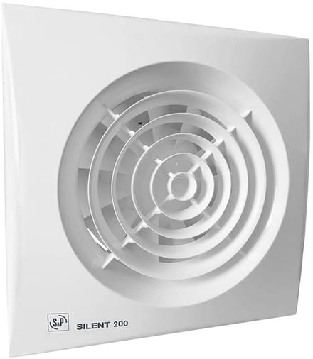 Soler & Palau Silent 200CZ (SILENT200CZ) - badkamerventilator - Ø 120mm - aan/uit schakelen