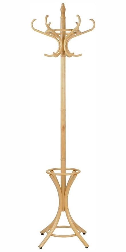Stema - Vrijstaande Kapstok - 184cm - Draaibare Kroon - Natuurlijk