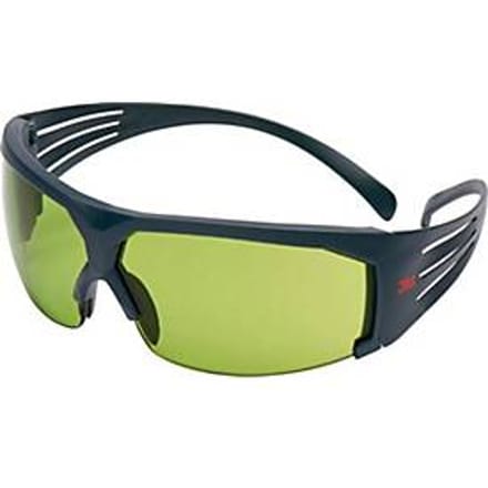3M SecureFit SF600 lasbril, EN 166, grijze veren, groene IR1.7 lens, polycarbonaat