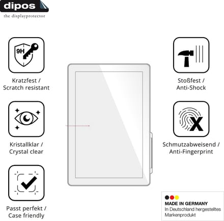 dipos – 2x Pantserfolie geschikt voor IMIN D1 10.1 Zoll | 9H Screenprotector