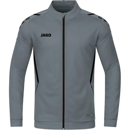 Jako Challenge Polyestervest Kinderen - Steengrijs / Zwart | Maat: 116