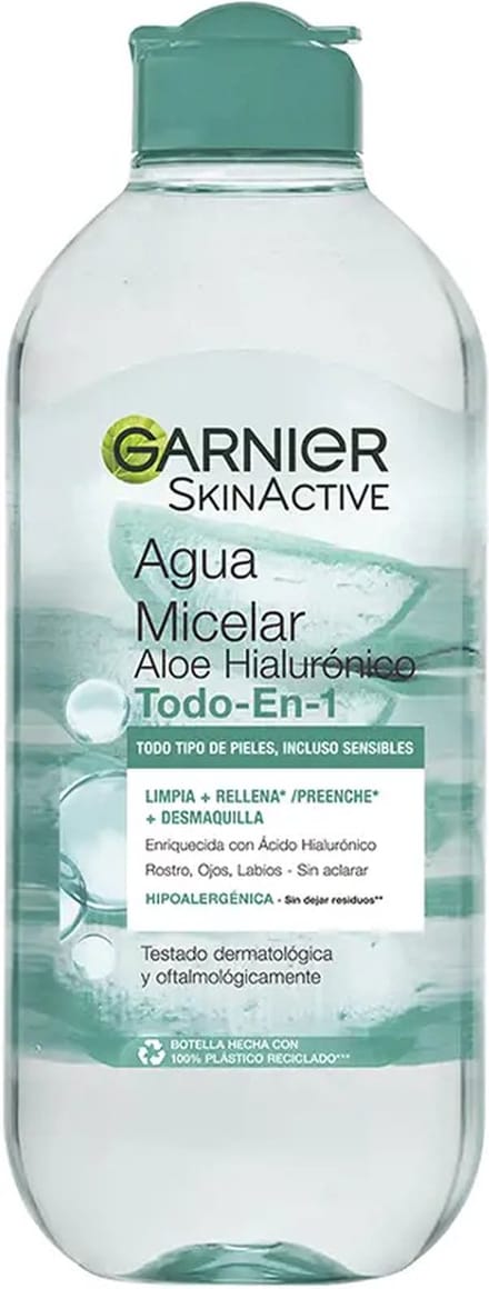 Make-Up Verwijder Micellair Water Garnier Skinactive Aloe Hialurónico 400 ml