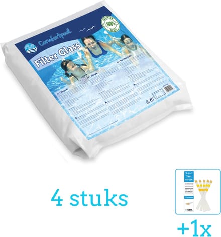 Comfortpool Glasparels - Voor Filterpomp - 20kg - Volumebundel - Filterglas - 4-delig
