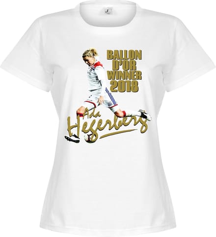 Ada Hegerberg Ballon d'Or Winner T-Shirt - Wit - Dames - M
