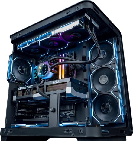 FlowUP Zeus - Gaming PC - Intel Ultra 9 285K - NVIDIA RTX 5090 32GB - 32GB DDR5 RAM - 2TB - LCD Waterkoeling