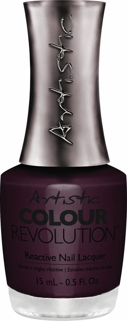 Artistic Nail Design Colour Revolution ' Heart Braker ' ( Aubergine Crème )