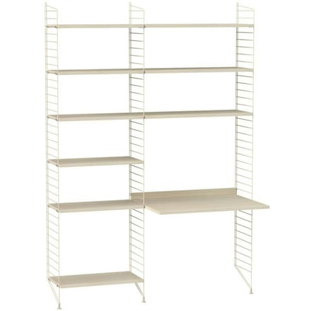 String Furniture - Floor Side Panel - beige - set van 2 - 200 x 30 cm