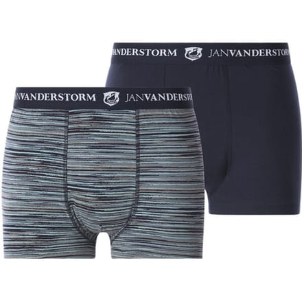 Jan Vanderstorm herren Hipsters, Set Van 2 - 07 - blauw - Plus Size