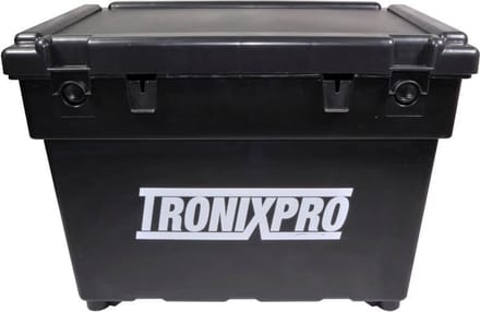 Zitkist - Tronixpro - Big Beach seat Box - Zwart - Zeeviskist