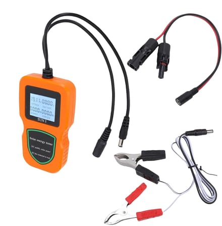 Zonne-energiemeter - Stroomtester - Energie Bewaken - Real-time Vermogen - 500W - Oranje