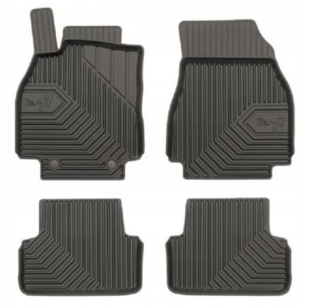 FROGUM 77 Automatten - Geschikt voor RENAULT MEGANE II (2002-2008) - TPE Rubber - Zwart