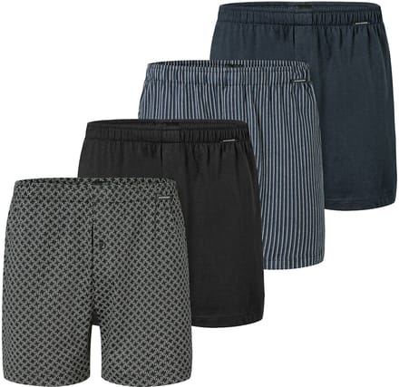 Schiesser Heren boxershort 4 pack Singel-Jersey
