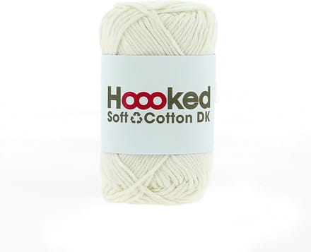 Soft Cotton DK 50g. Ibiza Ivory (wit)