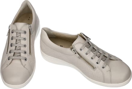 Solidus veterschoen met rits 29097.20953 Beige Wijdte K