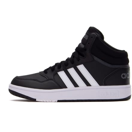 Adidas Kids Hoops 3.0 Mid Core Black Größe: 36 2/3 | Schuhe Outlet | kids | Schwarz