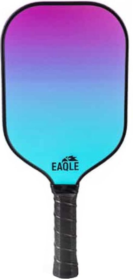 Pickleballracket Eaqle, Paars/Blauw, 225 gram, Polymer