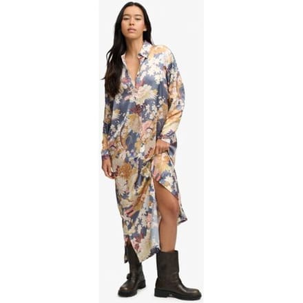 Dameshemdjurk Superdry Maxi Florale