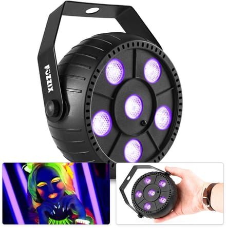 Blacklight met Ingebouwde Accu - Fuzzix PLP14 - Disco Feestverlichting - 6 leds