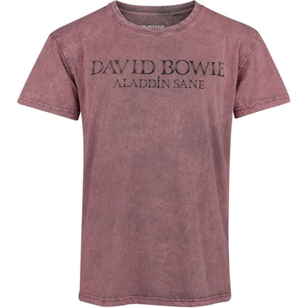 Bowie, David T-shirt - Aladdin Sane - S tot 3XL - voor Mannen - koraal