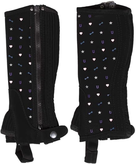 Mondoni Hearts&Horses JR Minichaps - Maat: 152 - Zwart - Polyester
