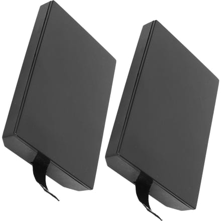 Boîtier de disque dur interne de remplacement pour console Xbox 360 Slim, 2 pièces  (Pas gray