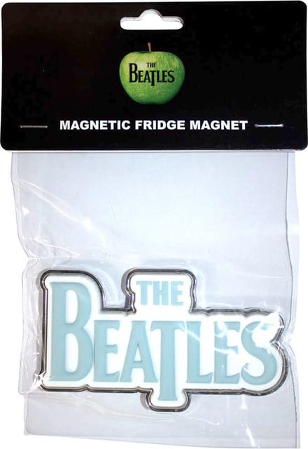 The Beatles - Sky Blue Drop T Logo Koelkastmagneet - Blauw