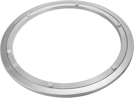 Draaiplateau van aluminiumlegering met metalen lagers, gladde draaitafel voor caleidoscopen, 30,5 cm